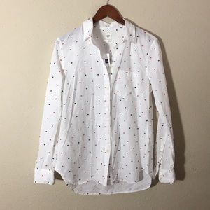 NWT Gap Fitted Boyfriend Shirt